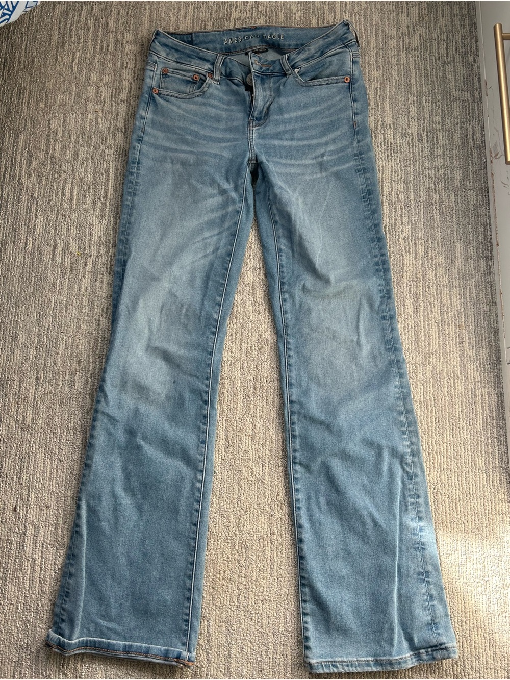 American Eagle Outfitters Women's Light Wash Flare Jeans